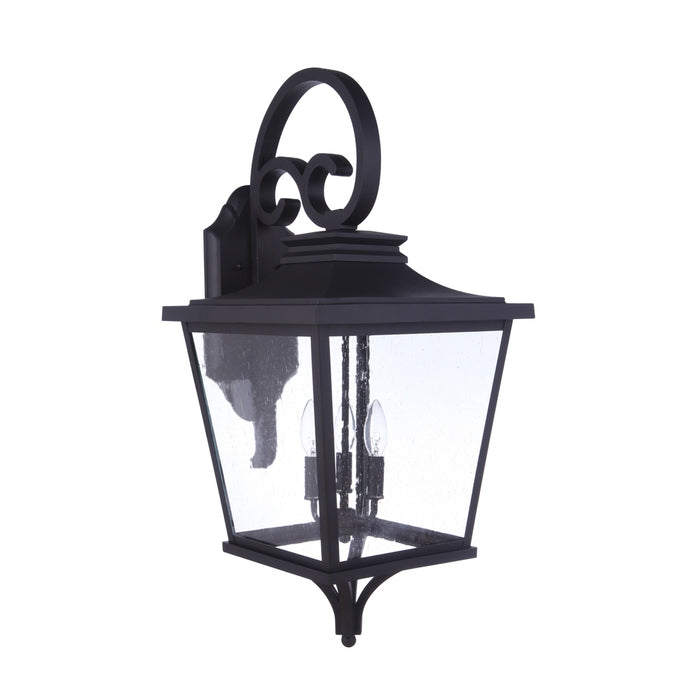 Tillman 3 Light Extra Large Outdoor Wall Lantern in Textured Black