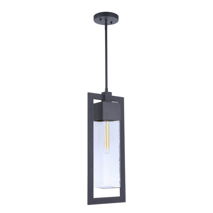 Perimeter 1 Light Large Outdoor Pendant in Midnight