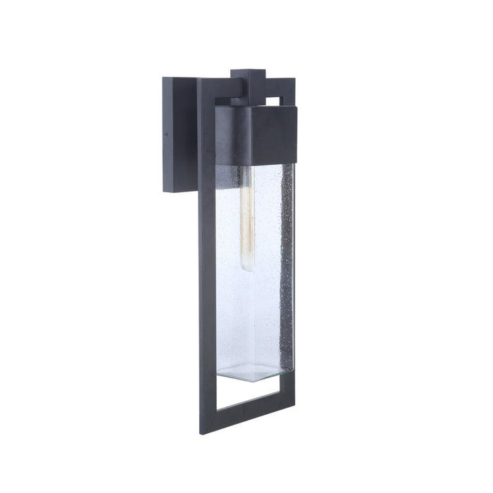 Perimeter 1 Light Large Outdoor Wall Lantern in Midnight