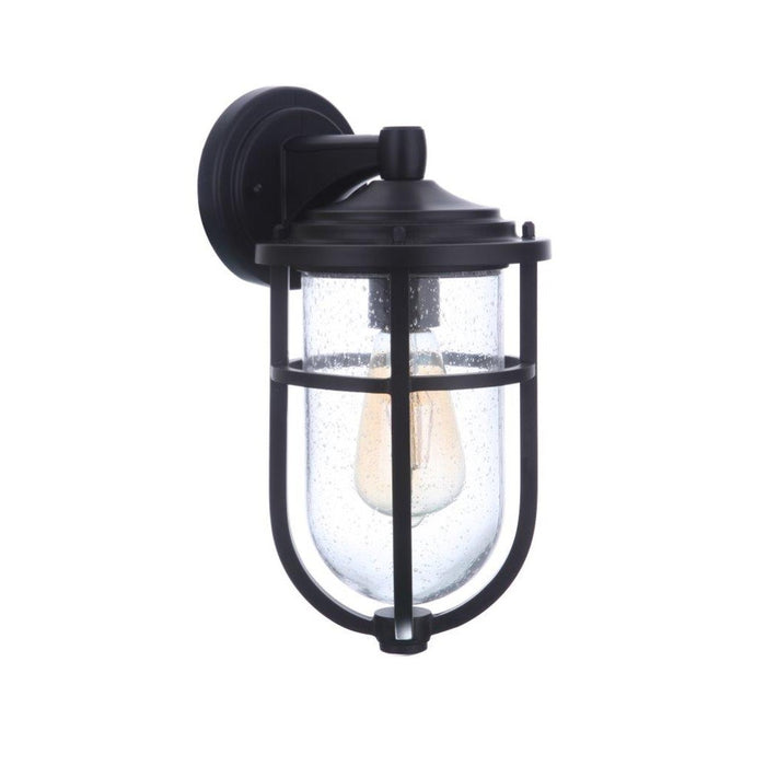 Voyage 1 Light Small Outdoor Wall Lantern in Midnight