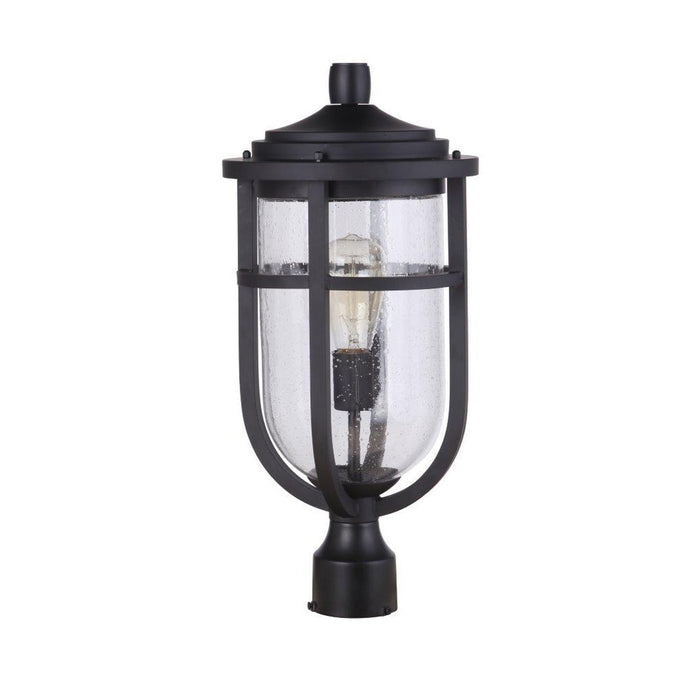 Voyage 1 Light Outdoor Post Lantern in Midnight