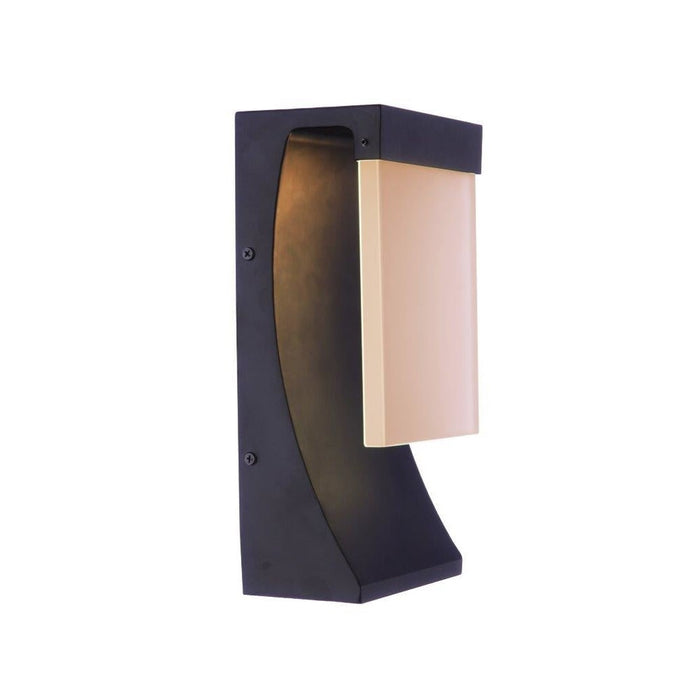 Vault 1 Light 12" LED Outdoor Wall Lantern in Midnight