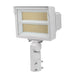 Keystone 290W LED Flood Light feat. Power Select, Color Select.  Rectangular Series 2 with 3-pin Photocell.  120-277V Input, 3000K/4000K/5000K. 6H x 6W Distribution, Slip Fitter and Trunnion Mount Included. KT-FLED290PS-R2C-UNV-8CSB-VDIM-W