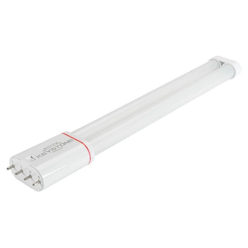 Keystone 10W LED PLL Tube, 2G11 Base, Glass Coated Construction, 120-277V Input, 12.5" Long, 4000K KT-LED10PLL-12GC-840-D