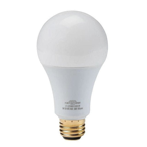 Keystone A21 Omni-Directional Bulb, 100W Equivalent, E26 Medium Base, 3000K, 80 CRI, 3-Way Switching KT-LED16A21-O-830-3W