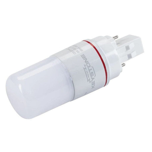 Keystone 5W 2-Pin Compact LED Lamp, Omni-Directional Type, 120-277V Input, GX23 Base, 3000K KT-LED62P-O-830-D