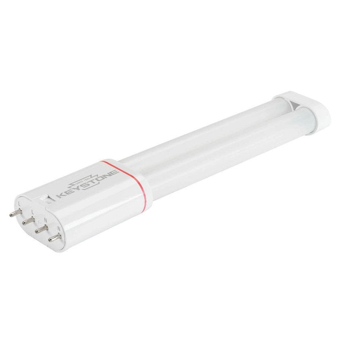 Keystone 8W LED PLL Tube, 2G11 Base, Glass Coated Construction, 120-277V Input, 9" Long, 5000K KT-LED8PLL-9GC-850-D