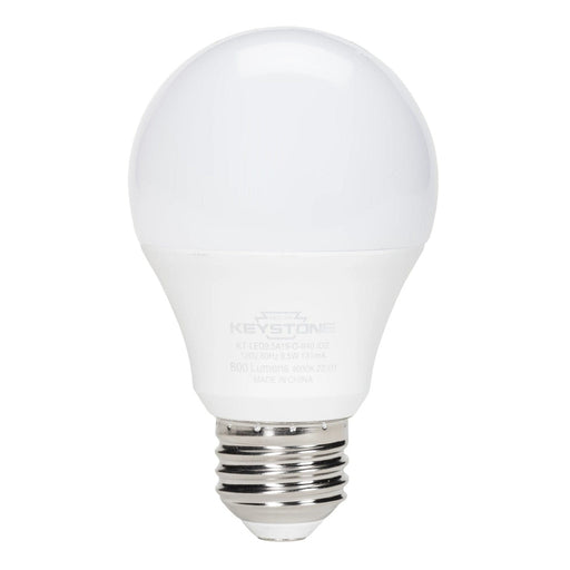 Keystone A19 Omni-Directional Bulb, 40W Equivalent, E26 Medium Base, 4000K, 80 CRI, Generation 3 KT-LED6A19-O-840 /G3