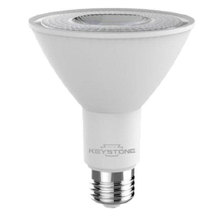 Keystone PAR30 Long Neck Flood, 75W Equivalent, 25 Deg Beam Angle, E26 Medium Base, 3000K, 80 CRI, Gen 2 KT-LED10PAR30-NF-830 /G2